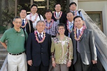 Delegation from China with Dean Gallo